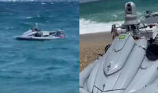 İstanbul sahilində partlayıcı maddələrlə dolu dəniz skuteri tapıldı