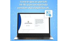 İcaze.e-gov.az portalı yenidən fəaliyyətə başladı