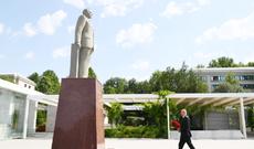 İlham Əliyev Mingəçevir şəhərinə səfərə gəlib