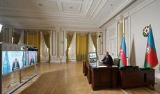 İlham Əliyev videokonfrans keçirdi