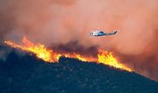 Qəbələdə güclü yanğın baş verib