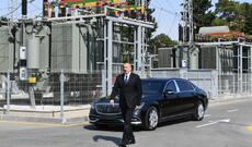 Prezident İlham Əliyev Bakının Nizami rayonunda yenidən qurulan “8-ci km” yarımstansiyasının açılışında iştirak edib