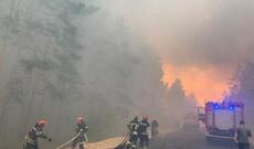 Ukraynada güclü yanğın nəticəsində 24 ev tamamilə yanıb