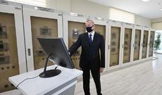 Prezident yarımstansiyasının açılışında iştirak edib