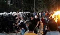 Serbiyada 118 polis iğtişaşlar zamanı xəsarət alıb