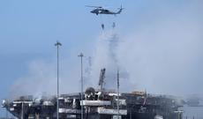 ABŞ-ın hərbi gəmisində baş verən yanğında xəsarət alanların sayı 59-a çatıb