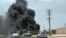 İranda gəmiqayırma zavodunda güclü yanğın baş verib