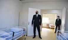 Prezident xəstəxananın açılışında iştirak edib