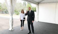 Prezident İlham Əliyev Yasamal rayonunda salınacaq meşə tipli yeni parkda görüləcək işlərlə tanış olub