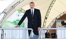 Prezident yeni elektrik stansiyasının təməlini qoydu