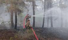 Ağsuda dağlıq ərazidə yanğın baş verib