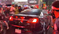 ABŞ-da avtomobil etirazçıların izdihamına daxil olub