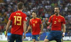 İspaniya yığması  ardıcıl 41 oyundur ki, meydanı qolsuz tərk etmir