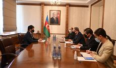 Ceyhun Bayramov İtaliyanın Azərbaycandakı səfiri ilə görüşüb