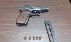 Paytaxt sakinindən odlu silah götürülüb