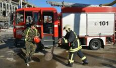 Nərimanovda birmərtəbəli ev yandı