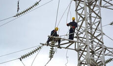 Şuşaya yüksəkgərginlikli elektrik xətti çəkilir - Video