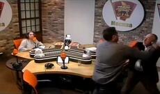 Ordumuza "terrorçu" deyən erməni canlı yayımda döyüldü-Video