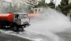 Paytaxtda dezinfeksiya işləri davam edir