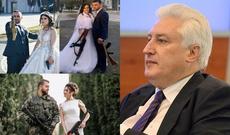 Xankəndidə nikah: cütlüklərə silah verilməsi... - Korotçenko