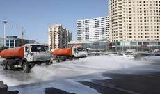 Bakıda geniş dezinfeksiya işləri aparılıb