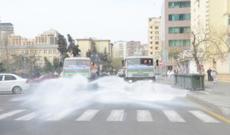 Bakının küçələri növbəti dəfə dezinfeksiya edilir