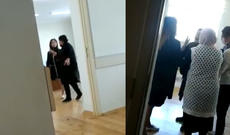 Məktəb direktorunun otağında qalmaqallı görüntü: Rüşvət ittihamı VİDEO