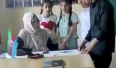 Yevlaxda şagirdlərə “mərsiyə” oxudan müəllimə Azərbaycan Respublikasının Dövlət Təhlükəsizliyi Xidmətinə meydan oxuyur...
