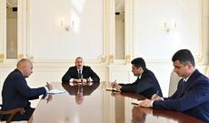 İlham Əliyev yeni təyin olunan icra başçılarını qəbul etdi