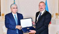 İlham Əliyev Qazaxıstanın “Altın kıran” – “Qızıl qartal” ali ordeni ilə təltif olunub