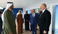 Prezident İlham Əliyev 230 MVt gücündə Qaradağ Günəş Elektrik Stansiyasının rəsmi açılış mərasimində iştirak edib