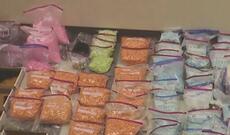 Amerika polisi ürək formalı konfetlərə bənzəyən həblər də daxil olmaqla 10 milyon ədəd qanunsuz narkotik ələ keçirib