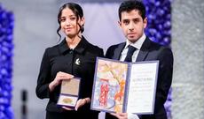 İranlı fəal Nərgiz Məhəmmədi həbsdə olsa da Nobel Sülh Mükafatı alıb