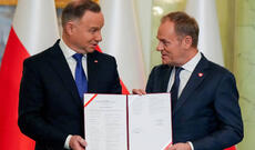 Donald Tusk və hökuməti ölkə prezidenti yanında and içib