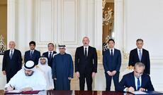 Prezident İlham Əliyev Birləşmiş Ərəb Əmirliklərinin investisiya nazirini qəbul edib