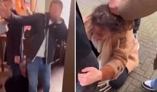 Otelə basqın edərək ərini ağacla döyüb