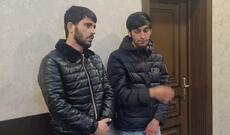 Sərxoş vəziyyətdə olan şəxsə qarşı soyğunçuluq edən iki nəfər saxlanılıb - VİDEO