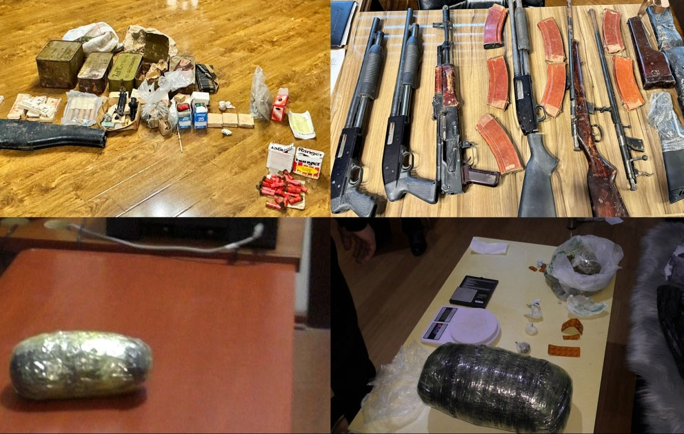 Binəqədi rayonunda narkotiklərin satışını təşkil edən və silahlı şəxslərə qarşı əməliyyatlar keçirilib