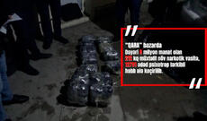 “Qara” bazarda dəyəri 8 milyon manat olan 212 kiloqram narkotik vasitə və  12 min 791 ədəd psixotrop tərkibli həb ələ keçirilib