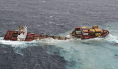 Mərmərə dənizində ağır hava şəraiti səbəbindən yük gəmisi batıb