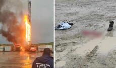 Neft quyusunda partlayış