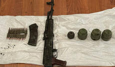 Oğuzda avtomat və qumbaralar aşkarlanıb