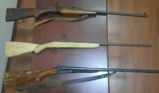 Beyləqanda ov silahları polisə təhvil verilib