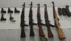 Xankəndi şəhərində məktəb və kollecin zirzəmilərindən silah-sursatlar tapılıb