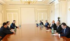 Azərbaycan Prezidenti İlham Əliyev Rumıniyanın energetika nazirini qəbul edib