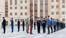 Daxili işlər naziri Hacıqabul rayonunda vətəndaş qəbulu və sıra baxışı keçirib