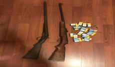 Oğuzda meşə kənarında silah-sursat tapılıb