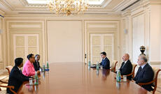 Prezident İlham Əliyev Millətlər Birliyi təşkilatının baş katibini qəbul edib