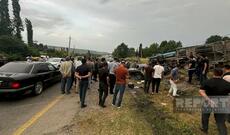 İsmayıllıda avtomobillər toqquşdu, ölən və xəsarət alanlar var