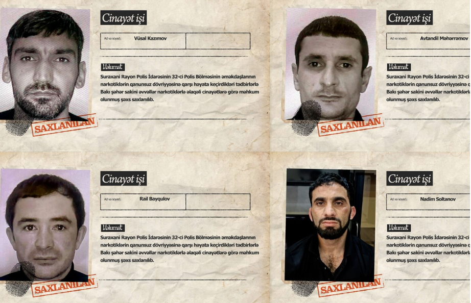 Saxlanılan 4 narkokuryerdən 3 kiloqram heroin və marixuana aşkarlanıb - VİDEO